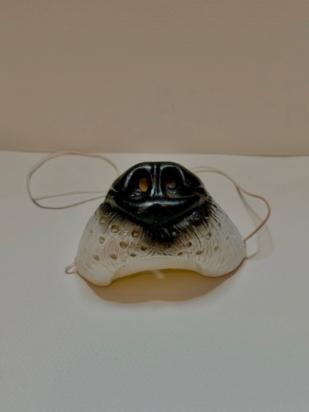 Vintage 1987 Cesar Masquerade Dog Nose Mask Rubber Costume Prop Halloween